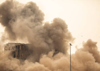 Images of the remaining silos at Beirut Port two years after the devastating port explosion that tore through the Capital.