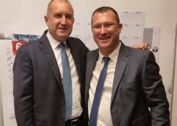 Николай Копринков с Румен Радев