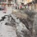Активно свлачище в строителен изкоп застрашава местните жители
