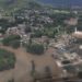 In this photo released by Provincial Disaster Management Authority, houses are submerged in floodwater following flash flooding due to heavy rains, in Buner district, in Pakistan's northwest, Friday, Aug. 15, 2025. (Provincial Disaster Management Authority via AP)