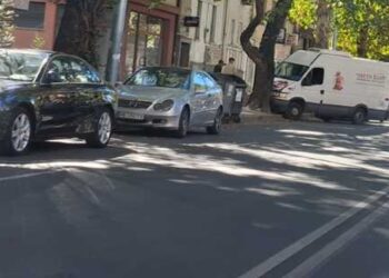 Снимка от вчерашната катастрофа на бул. "Христо Ботев"