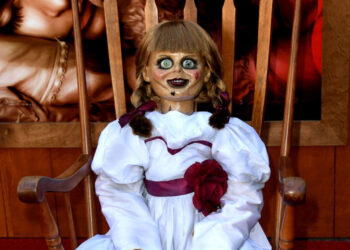 WESTWOOD, CALIFORNIA - JUNE 20: A film prop is shown at the premiere of Warner Bros. Pictures and New Line Cinema's "Annabelle Comes Home" at Regency Village Theatre on June 20, 2019 in Westwood, California. (Photo by Kevin Winter/Getty Images)