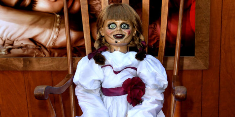 WESTWOOD, CALIFORNIA - JUNE 20: A film prop is shown at the premiere of Warner Bros. Pictures and New Line Cinema's "Annabelle Comes Home" at Regency Village Theatre on June 20, 2019 in Westwood, California. (Photo by Kevin Winter/Getty Images)