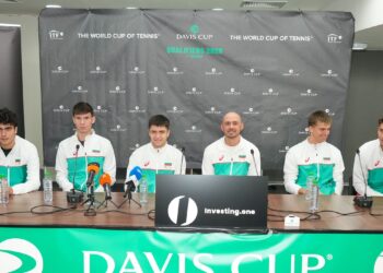Тенис - Купа Дейвис - Пресконференция на отбора на България Валентин Димов, Пьотър Несторов, Александър Донски, Иван Иванов и Александър Василев - 05.02.2026
© Copyright: Lubomir Asenov / LAP.bg imageslap@lap.bg +359 879 111 120