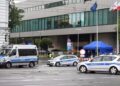 epa05412268 Police guards the Marriott Hotel, where US President Barack Obama and US delegation will stay, before the upcoming NATO summit in Warsaw, Poland, 07 July 2016. The Warsaw NATO summit will take place on 08 and 09 July. About 2,000 delegates, including 18 state heads, 21 prime ministers, 41 foreign ministers and 39 defence ministers will take part in the Summit, which is expected to decide about military reinforcements on NATO territory in Central-East Europe.  EPA/RADEK PIETRUSZKA POLAND OUT